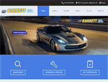 Tablet Screenshot of barrettautocenter.com